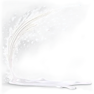 White Brush Stroke Splash PNG 29