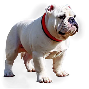 White Bulldog Png 05212024 PNG image