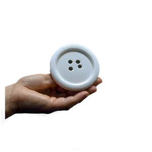 White Button Badge PNG 06272024