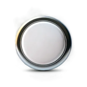 White Button Badge PNG Ilp