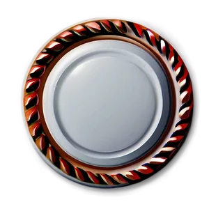 White Button With Border Png 06272024 PNG image