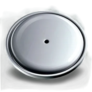 White Button With Gloss Effect PNG 06272024 PNG