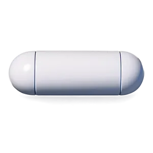 White Capsule 3d Model PNG Pap77 PNG