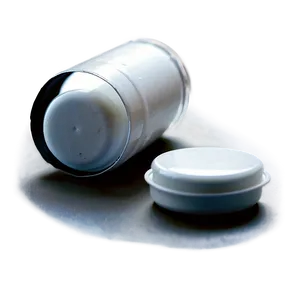 White Capsule Bottle PNG Jnw