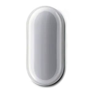White Capsule No Label PNG Cah18 PNG