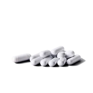 White Capsule Pile PNG 06282024