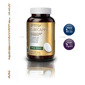 White Capsule Supplement PNG 06282024