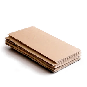 White Cardboard Sheet Png Mqe PNG image