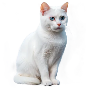 White Cat Png 05252024 PNG image