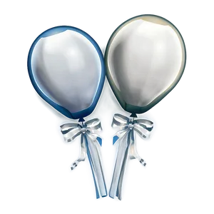 White Celebration Balloons Png 64 PNG image