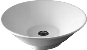 White Ceramic Bathroom Sink PNG image
