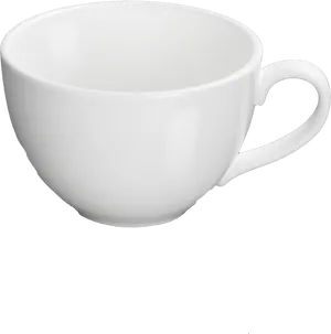 White Ceramic Coffee Cup PNG image