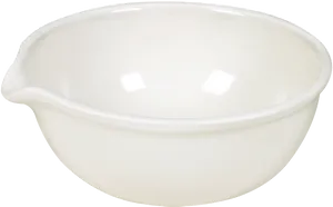 White Ceramic Mixing Bowl PNG