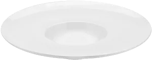 White Ceramic Plate Top View PNG image