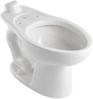 White Ceramic Toilet Side View PNG image