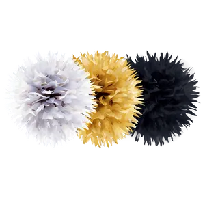 White Cheer Pom Poms Png 41 PNG image