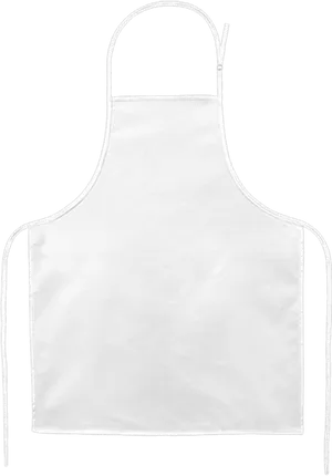 White Chef Apron Blank PNG