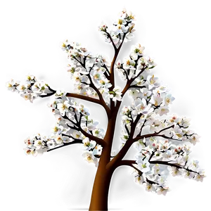 White Cherry Tree Png 15 PNG image