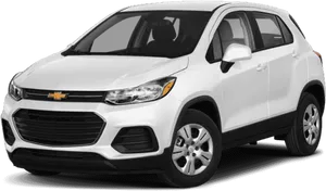 White Chevrolet Trax S U V Profile View PNG image