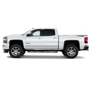 White Chevy Silverado PNG 35