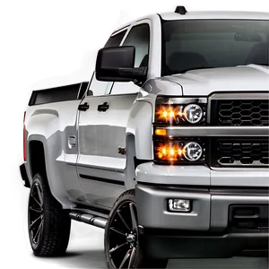White Chevy Silverado PNG Bao71 PNG