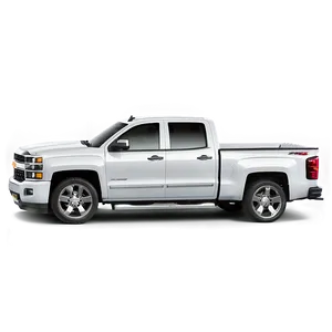 White Chevy Silverado PNG Gbo35