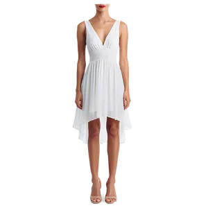 White Chiffon Dress Grace PNG Pxh PNG