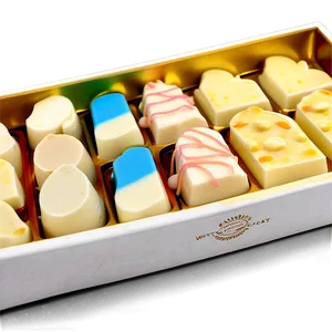 White Chocolate Assortment Box Png 06212024 PNG image