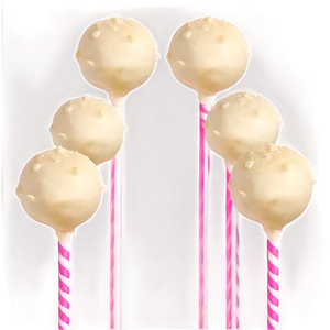 White Chocolate Cake Pops PNG Jgb PNG
