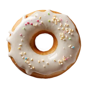 White Chocolate Donut Png Xit PNG image