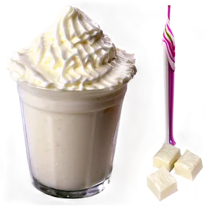 White Chocolate Milkshake Png Gar PNG image