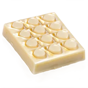 White Chocolate Square PNG 06272024