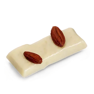 White Chocolate With Almonds PNG Ufp