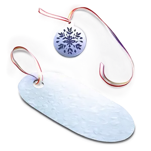 White Christmas Dream Tag PNG Hsk16 PNG