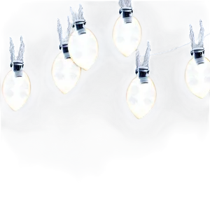 White Christmas Lights PNG Svs24
