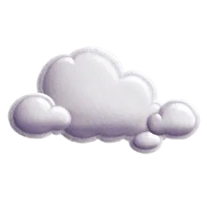 White Cloud Artwork Png 06122024 PNG image