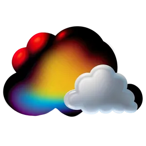 White Cloud Emoji Png 06272024 PNG image