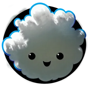 White Cloud Emoji Png 52 PNG image