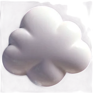 White Cloud Emoji Png Ngb PNG image