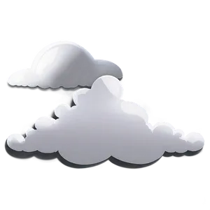 White Cloud Illustration PNG Qby83 PNG