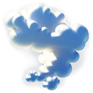 White Cloud Outline Png 06122024 PNG image