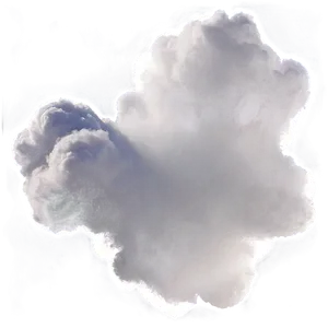 White Cloud Shape PNG 92 PNG