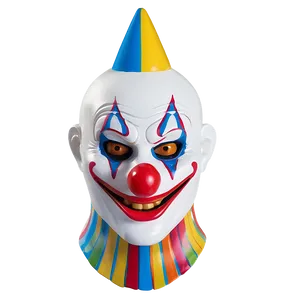 White Clown Mask PNG Fri