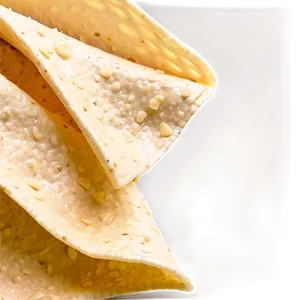 White Corn Tortilla Chip PNG Htj