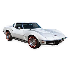 White Corvette PNG Irb60 PNG