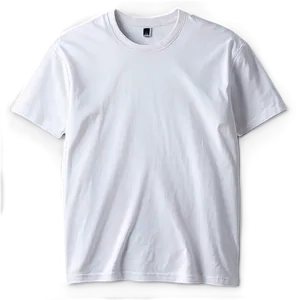 White Cotton Tee Png 06272024 PNG image