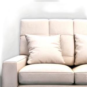 White Couch In Minimalist Interior PNG 45 PNG