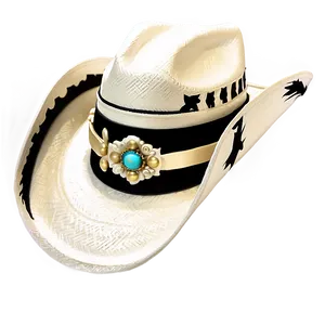 White Cowboy Hat Transparency PNG Bpb