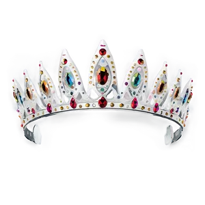 White Crown Decoration PNG Mst