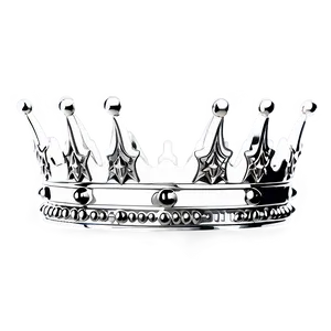 White Crown Sketch PNG 19 PNG